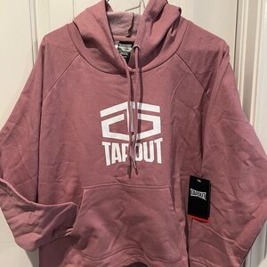 NWT Tapout Pink mauve Hoodie women’s LG large